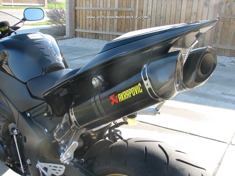 yamaha r1 akrapovic carbone